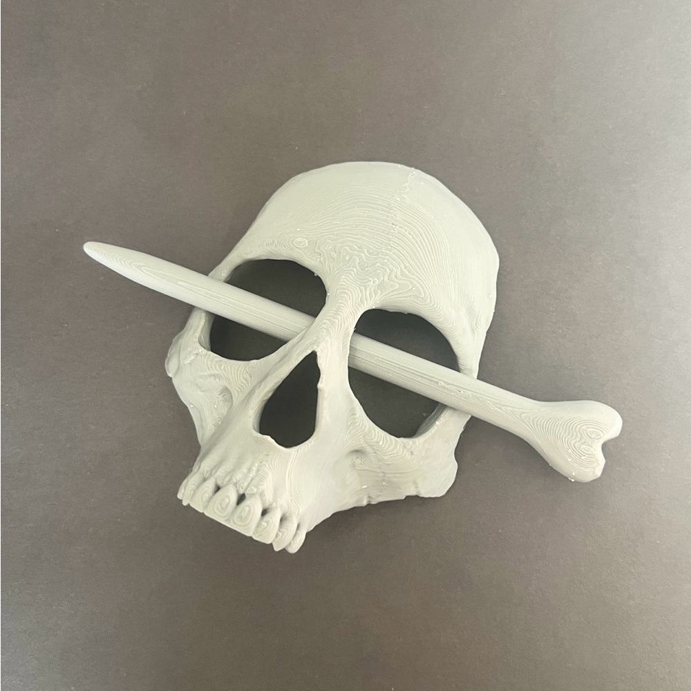 Glow in Dark Skull Hair Pin